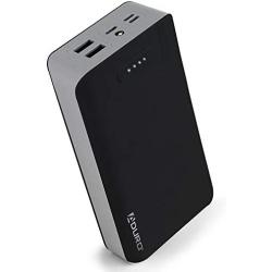 Aduro Portable Charger Power Bank 30,000mAh External Battery Pack Phone Charger for Cell Phones with Dual USB Ports for iPhone, iPad, Samsung Galaxy, Android, and USB Devices (Black/Grey)