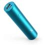 Lipstick Battery Charger 3350mAh Xcentz, Mini Portable Charger Compact External Battery Premium Aluminum with Flashlight Pocket Power Bank Phone Charger for iPhone Samsung Android Smartphone(Blue)