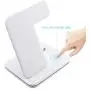 Wireless Charger 3 in 1 Charging Station for Airpods1/2/Pro iWatch 1/2/3/4 Qi Certified 15W Fast Wireless Charging Stand for iPhone X/Xs/Xs Max/8/8 Plus Samsung Galaxy S10 S9 S8 S7 Note9/8 and More