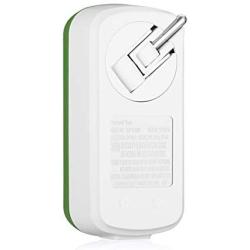 POWERADD Mini Travel Swivel Charger with Fast Charging USB Ports (3.4A) UL Listed - Green