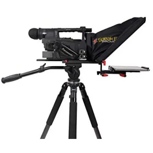 Digital Juice Speak Easy- Affordable, Durable iPad/Tablet/Smartphone Teleprompter w/ 70/30 Beamsplitter Glass & Aluminum Carry Case, Portable Teleprompter Kit Digital Juice Speak Easy- Affordable, Durable iPad/Tablet/Smartphone Teleprompter w/ 70/30 Beamsplitter Glass & Aluminum Carry Case, Portable Teleprompter Kit