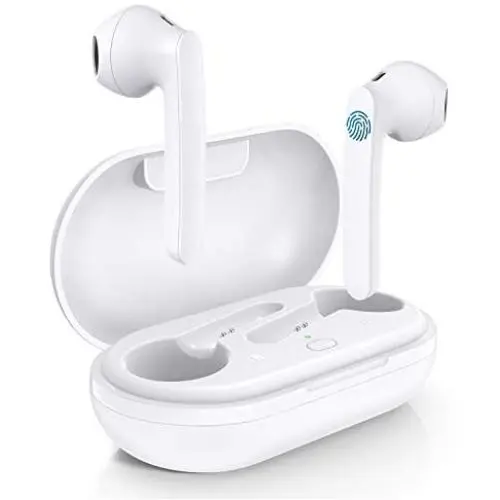 Wireless Earbuds, HSPRO Bluetooth 5.0 Headphones with 30H Playtime, IPX5 Waterproof Bluetooth Earphones with Charging Case, in-Ear Headset with Mic for Sports/Running/Workout Wireless Earbuds, HSPRO Bluetooth 5.0 Headphones with 30H Playtime, IPX5 Waterproof Bluetooth Earphones with Charging Case, in-Ear Headset with Mic for Sports/Running/Workout
