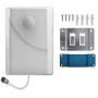 weBoost Connect 4G-X Cell Phone Signal Booster, Multi-Floor Bundle, (2) 4G Wall Mount Panel Antennas, 2-Way Splitter, J-Mount, and Lightning Surge Protector System. Boosts 4G/LTE/3G Signals