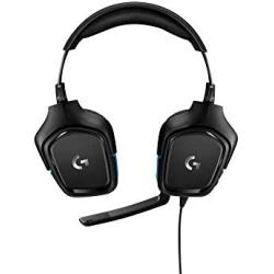 Logitech G432 DTS:X 7.1 Surround Sound Wired PC Gaming Headset (Leatherette) (Renewed)