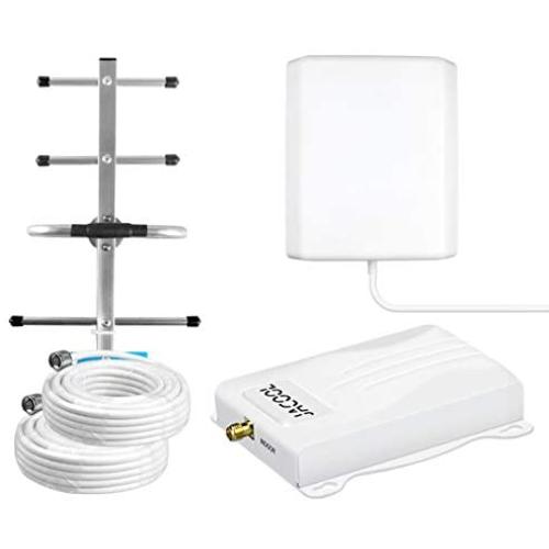 Cell Phone Signal Booster 4G LTE T-Mobile AT&T Cell Phone Booster Amplifier ATT Mobile Signal Booster 700Mhz Band 12/17 US Cellular Signal Repeater for Home - No More Dropped Calls for Remote Area