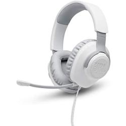 JBL Quantum 100 - Wired Over-Ear Gaming Headphones - White