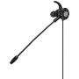 Insten 3.5mm Gaming Earbuds with Mic Audio, In-Ear Headset Stereo Headphone with Detachable Dual Microphone Compatible with PS4, Nintendo Switch Lite, PC Mobile Game & Cell Phone Laptop Tablet - Black