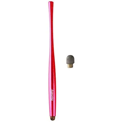 Honsky Cell Phone Stylus, Tablet Stylus for Touch Screens: Universal Long Metal Slim Waist Stylist Pens, Tablet Pen, Touchscreen Stylus Pen - with Replacement Tips, Hot Pink Honsky Cell Phone Stylus, Tablet Stylus for Touch Screens: Universal Long Metal Slim Waist Stylist Pens, Tablet Pen, Touchscreen Stylus Pen - with Replacement Tips, Hot Pink