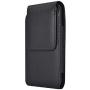 PU Leather Large Cell Phone Case Swivel Belt Clip Holster Holder for Galaxy S20 Ultra A70, LG V60 ThinQ, Blu Studio View 2019, Xperia 1 10 Plus XA1 Ultra, ZTE Blade Z Max Z982, Coolpad REVVL Plus
