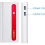 Aibocn 10000mAh Portable Power Bank External Battery Charger with Flashlight for iPhone iPad Samsung Galaxy Compatible with Smartphones Tablet - Red Aibocn 10000mAh Portable Power Bank External Battery Charger with Flashlight for iPhone iPad Samsung Galaxy Compatible with Smartphones Tablet - Red