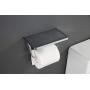 LAER Toilet Paper Holder Bathroom Accessories Tissue Roll Holder with Phone Storage Rack Polished Chrome (Chrome)