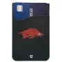 Arkansas Razorbacks Adhesive Silicone Cell Phone Wallet/Card Holder for iPhone, Android, Samsung Galaxy, Most Smartphones Arkansas Razorbacks Adhesive Silicone Cell Phone Wallet/Card Holder for iPhone, Android, Samsung Galaxy, Most Smartphones