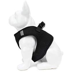 EcoBark Step in Dog Harness Reflective Soft Ultra Padded Mesh Dog Harnesses for XXS, XS, Small, and Medium Dogs Eco-Friendly Comfort Secure Halter No Pull Adjustable Pet Vest