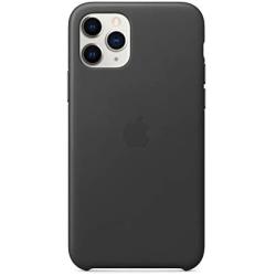 Apple Leather Case (for iPhone 11 Pro) - Black