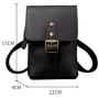 NKns Fanny Pack Mens Backpack Leather Mens Mobile Phone Camera Outdoor Small Pocket Shoulder Messenger Bag Crossbody Bag