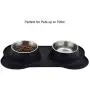 URPOWER Dog Bowls Stainless Steel Dog Bowl with No Spill Non-Skid Silicone Mat 53 oz Feeder Bowls Pet Bowl for Dogs Cats and Pets