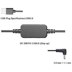 Raeisusp 5-8.4V USB Drive Cable ACK-E12 Mobile Power Supply + DR-E12 DC Coupler LP-E12 Dummy Battery DC Grip + 5V 3AMP Adapter Kit for Canon EOS M EOS M2 M10 M50 M100 M200