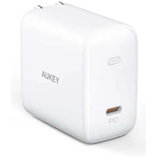 MacBook Pro Charger 100W, AUKEY Omnia USB C Charger (Upgraded) with GaNFast Technology, PD Charger Power Delivery 3.0 Laptop Charger for MacBook Pro 16", iPhone 11 Pro Max, HP Spectre 15