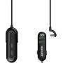 RapidX RXX5USBBOBPL X5 Plus Car Charger 5 USB Ports QC 3.0/Type CBlack on Black