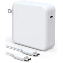 96W USB-C Power Adapter, Compatible with Macbook Pro & Air Charger, Works With USB C 96W & 87W & 61W & 30W & 29W PD Power Delivery Fast Charging For Macbook Pro 13 15 16" 2016Late Mac Air 2018Late