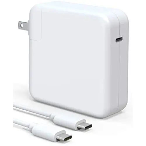 96W USB-C Power Adapter, Compatible with Macbook Pro & Air Charger, Works With USB C 96W & 87W & 61W & 30W & 29W PD Power Delivery Fast Charging For Macbook Pro 13 15 16" 2016Late Mac Air 2018Late
