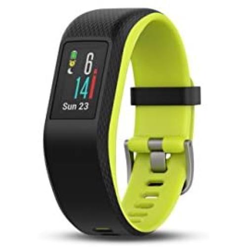 Garmin vívosport, Fitness/Activity Tracker with GPS and Heart Rate Monitoring, Lime, Large