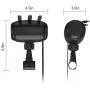 SUPERLIT Backseat 3 in 1 Car Charging Station Box Compatible with All Phones | iPhone | Samsung | Android | Share Ride Customer Charging Dock Attach to Headrest