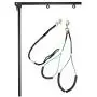 SHELANDY Pet Grooming arm with clamp for Large and Small Dogs - 35 inch Height Adjustable and Free Two No Sit Haunch Holder