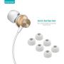 Wired Earbuds with Microphone, Overtime in-Ear Headphones with Pure Sound, Ear Buds with Mic, Earphones for iPhone 6/6s Plus/5s/SE, Galaxy, Android Smartphones, Tablets - Gold