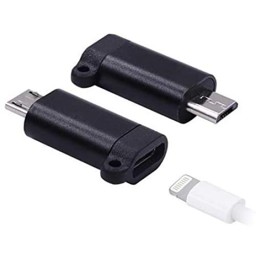 iPhone to Android Adapter, HkittyXiong Apple Lightning to Micro USB Cable Adaptor Charge Sync Connector for Smartphone, Tablet, GPS, Power Bank Through Apple Lighting Cable