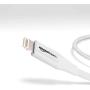 AmazonBasics Lightning to USB A Cable, Advanced Collection, MFi Certified Apple iPhone Charger, White, 3 Foot