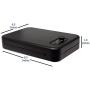 Portable Mini Safe Storage Box w/Combination Lock - Hidden Lockbox w/Cable Tether - TSA Approved Travel Case for Car Home Dorm Room Vacation | Fits Gun Pistol Passport Jewelry Money 9.5 x 6.5 x 2 in