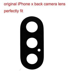 2 Pack Afeax Compatible with iPhone OEM Back Rear Camera Lens Glass Replacement Part for iPhone X with Repairing Tool