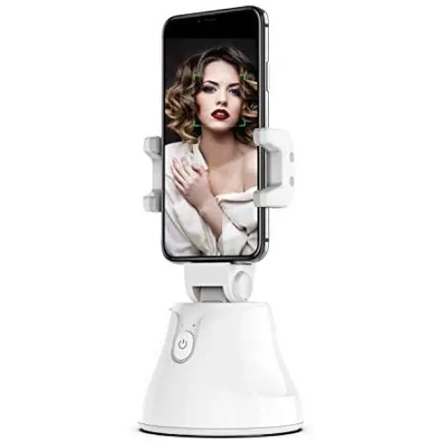 Portable All-in-one Smart Selfie Stick, 360 Rotates Auto Face & Object Tracking Vlog Shooting Smart Phone Mount Holder Portable All-in-one Smart Selfie Stick, 360 Rotates Auto Face & Object Tracking Vlog Shooting Smart Phone Mount Holder