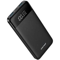 Portable Charger USB C 10000mAh Power Bank, Charmast Slim 5V 3A Battery Pack, Cell Phone Charger Compatible with iPhone, Samsung, Google Pixel 2, Samsung Galaxy S8 / S8 Plus,Huawei,Tablets, More