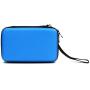 ADVcer 3DS Case, EVA Waterproof Hard Shield Protective Carrying Case with Detachable Hand Wrist Strap for Nintendo New 3DS XL, New 3DS, 3DS XL, 3DS, 3DS LL or 2DS XL or DSi, DS Lite (Blue)