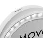 Movo PRL-1 Clip-on Mobile Selfie Ring Light with 36 Ultra-Bright LEDs, 3 Output Levels, Compatible with iPhone, iPad, Android Smartphones, Tablets and Laptops