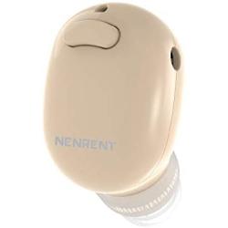 NENRENT S570 Bluetooth Earbud,Smallest Mini Invisible V4.1 Wireless Bluetooth Earpiece Headset Headphone Earphone with Mic Hands-Free Calls for iPhone iPad Samsung Galaxy LG HTC Smartphones 1pcs(Nude)