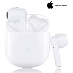 Wireless Earbuds in-Ear Bluetooth 5.0 Headphones with HD HiFi Stereo CVC8.0 Noise Canceling Bluetooth Earbuds with Mic 24H Playtime Mini Charging Case for iPhone Android Apple Earbuds