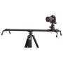 80cm/32inch Carbon Fiber Camera Slider Track Dolly for Smartphone YouTube Video Making Movie Film Time-Lapse Photography, Loading 65kg/143lbs