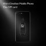 Unlocked Bluetooth Mini Mobile Phones-BM70 GSM Bluetooth Handset Phone Earphone Dialer Support Nano SIM Card 0.66inch(Black)