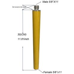 Extending Laser Level Tripod Pole, Extending Pole for Line laser Rotating Laser Topcon, Spectra, Leica, Bosch, Hilti and Dewalt Lasers (30CM)