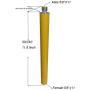 Extending Laser Level Tripod Pole, Extending Pole for Line laser Rotating Laser Topcon, Spectra, Leica, Bosch, Hilti and Dewalt Lasers (30CM)