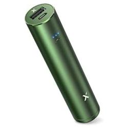 Mini Portable Charger 3350mAh Xcentz, Compact External Battery Premium Aluminum with Flashlight Lipstick-Sized Pocket Power Bank Phone Charger for iPhone, Samsung Galaxy, Other Android Phone - Green
