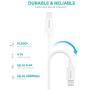 iPhone Charger, Overtime Apple MFi Certified 4ft Lightning USB Cable with Dual Port Wall & Car Charger Adapter for iPhone 11 Pro Max X Xs XR 8 7 6s 5 SE, iPad Pro Air Mini - White