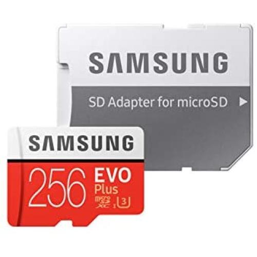 Samsung 256GB EVO Plus Class 10 UHS-I microSDXC U3 with Adapter (MB-MC256GA)