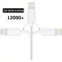 iPhone Cable Charger 5Pack 10FT Sharllen iPhone Charging Cable 10 Foot Long iPhone Cord Fast USB Charging Syncing Extra-long Lightning Wire Compatible iPhone11/XS/Max/XR/X/8/8Plus/7P/6/iPad/iPod White