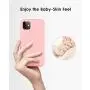 DTTO iPhone 11 Case, [Romance Series] Full Covered Shockproof Silicone Cover [Enhanced Camera and Screen Protection] with Honeycomb Grid Pattern Cushion for Apple iPhone 11 6.1” 2019, Crystal Pink