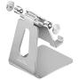 Adjustable Cell Phone Stand,Skejer Stand,2020 Update,Phone Holder,Table Stand,Dock,Aluminum Desktop Stand Compatible with iPhone Galaxy Edge All Smart Phone and Tablets Under 10 inches-Silver