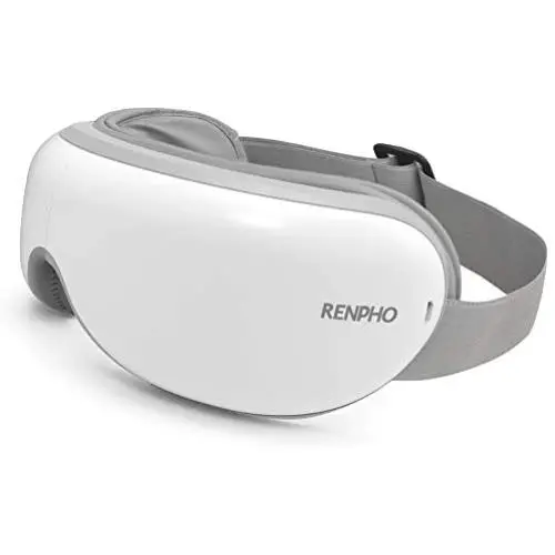 RENPHO Eye Massager with Heat, Compression Bluetooth Music Rechargeable Eye Therapy Massager for Relieve Eye Strain Dark Circles Eye Bags Dry Eye Improve Sleep RENPHO Eye Massager with Heat, Compression Bluetooth Music Rechargeable Eye Therapy Massager for Relieve Eye Strain Dark Circles Eye Bags Dry Eye Improve Sleep